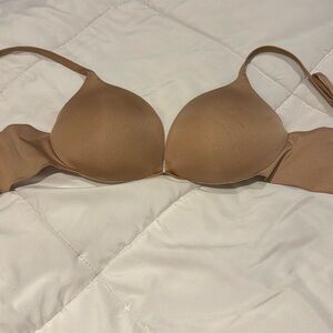 SKIMS Teardrop Push-Up Bra (32D, Color: Clay)
